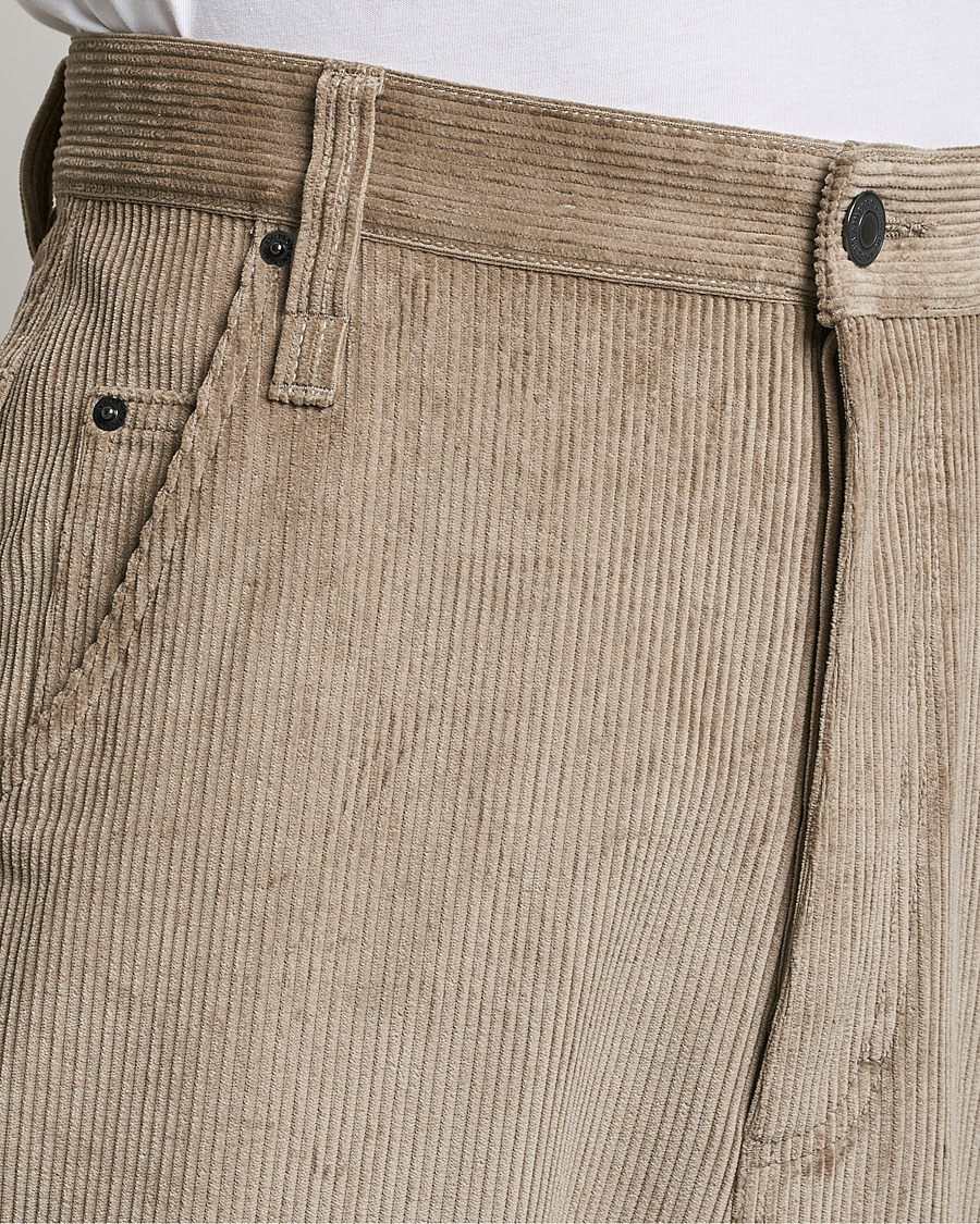 Men | Trousers | AMI | Alex Corduroy Trousers Beige