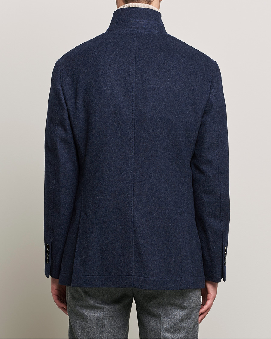 Men | Coats & Jackets | Brunello Cucinelli | Cashmere City Jacket Dark Blue