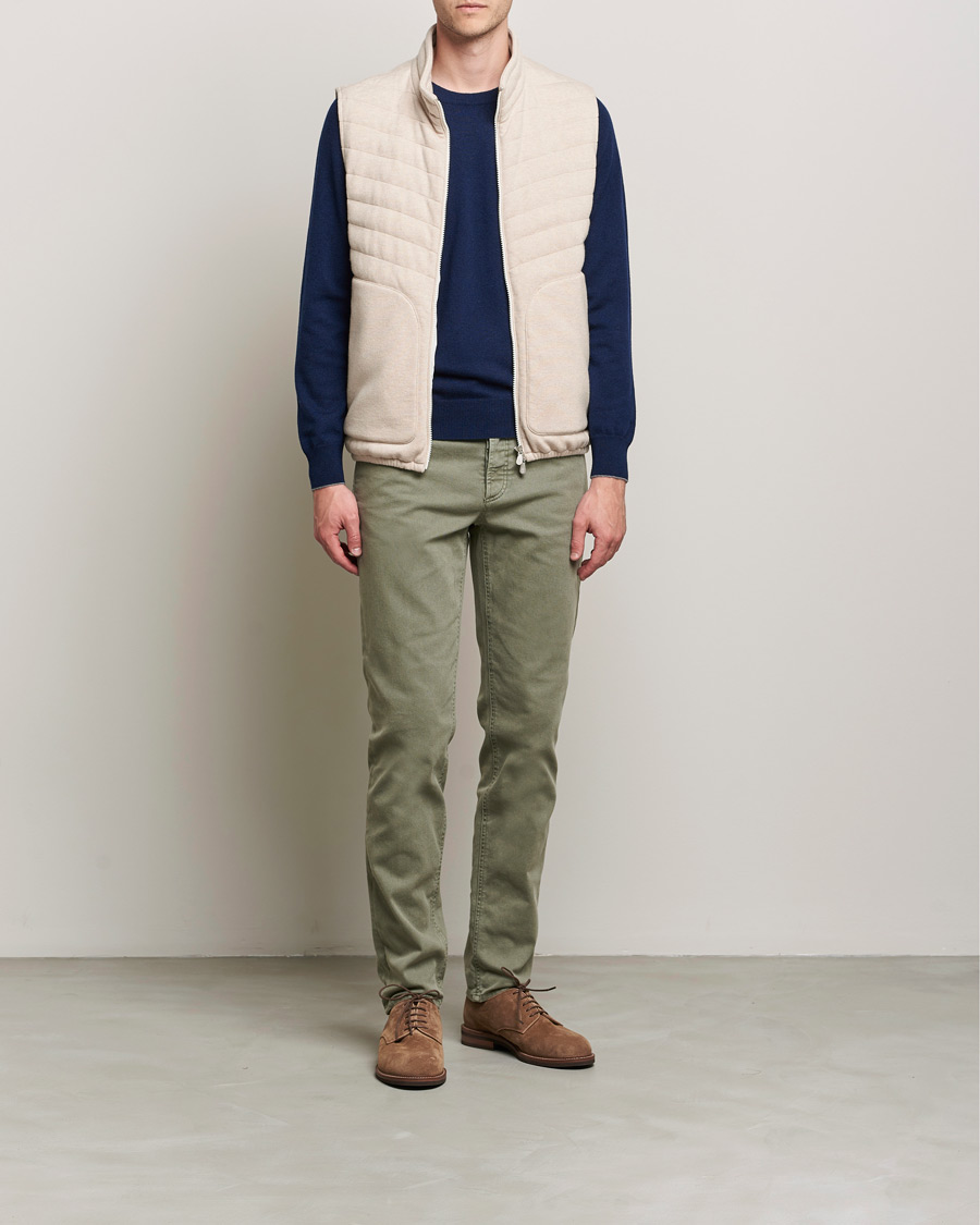 Men | Trousers | Brunello Cucinelli | Slim Fit 5-Pocket Pants Military