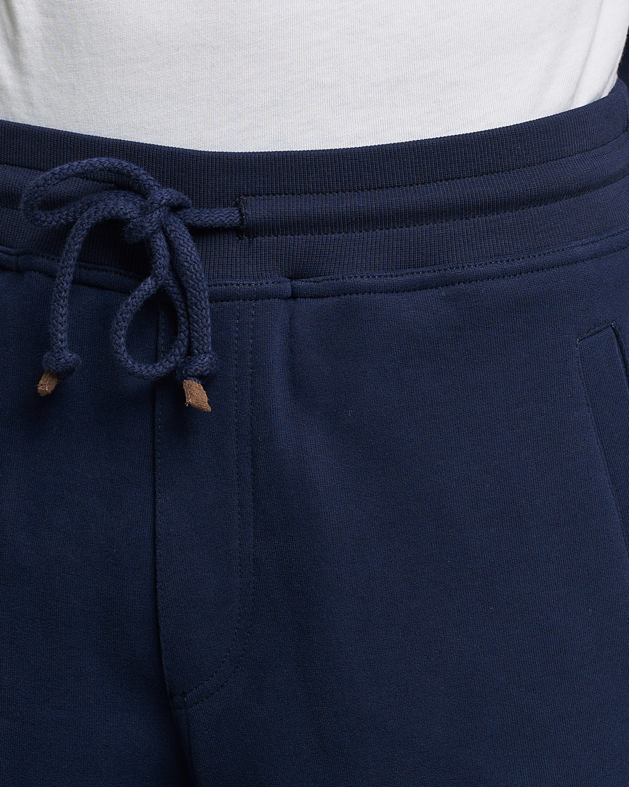 Men | Trousers | Brunello Cucinelli | Soft Cotton Joggers Cobalt Blue