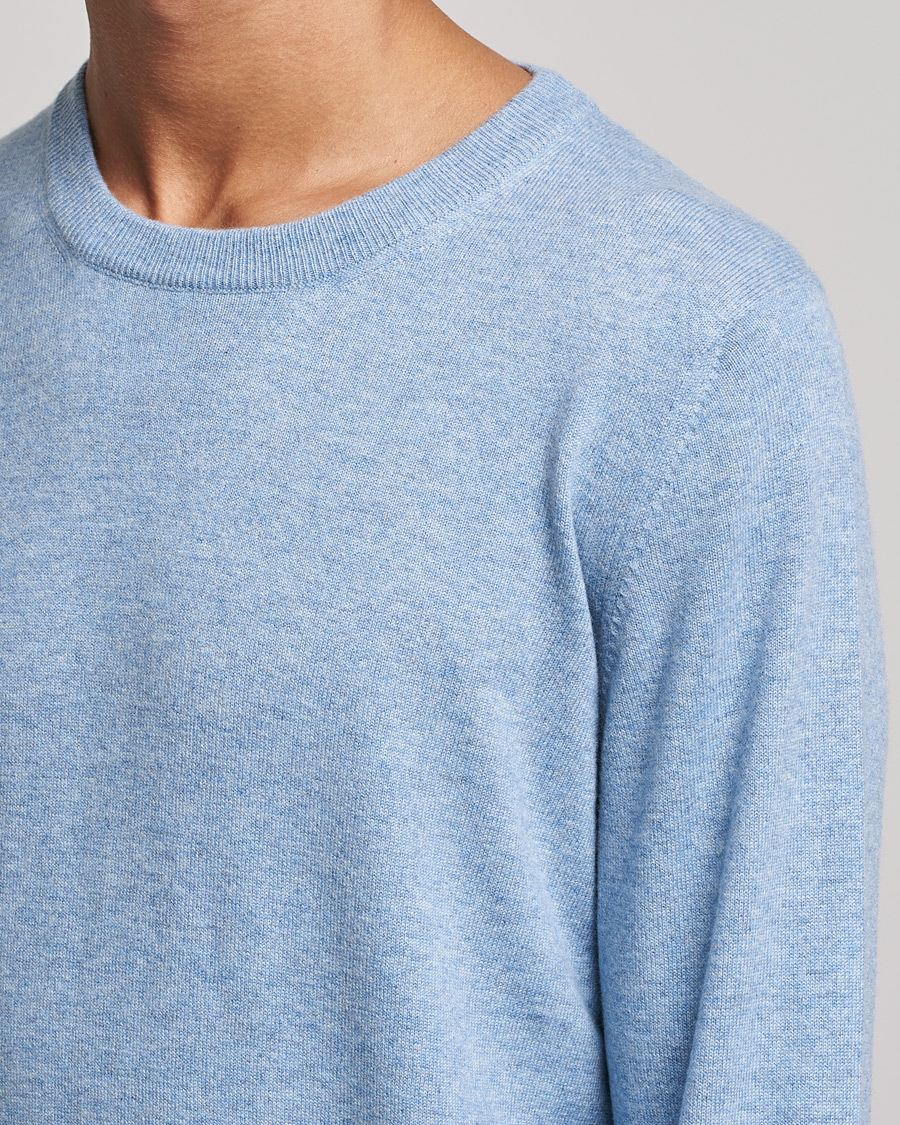Men | Sweaters & Knitwear | Brunello Cucinelli | 2 Ply Cashmere Pullover Light Blue