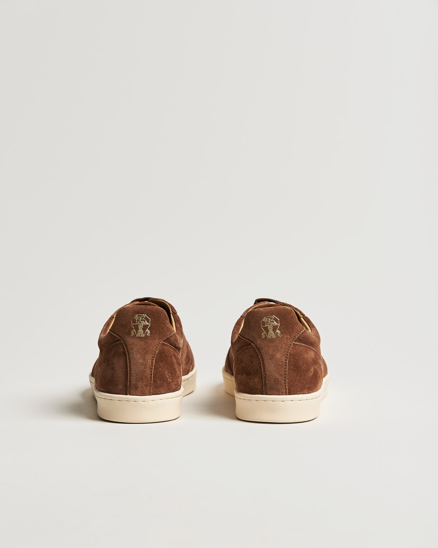Men | Brunello Cucinelli Low Sneaker Brown Suede | Brunello Cucinelli | Low Sneaker Brown Suede