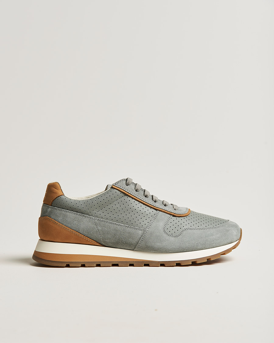 Men | Brunello Cucinelli Running Sneaker Grey Suede | Brunello Cucinelli | Running Sneaker Grey Suede