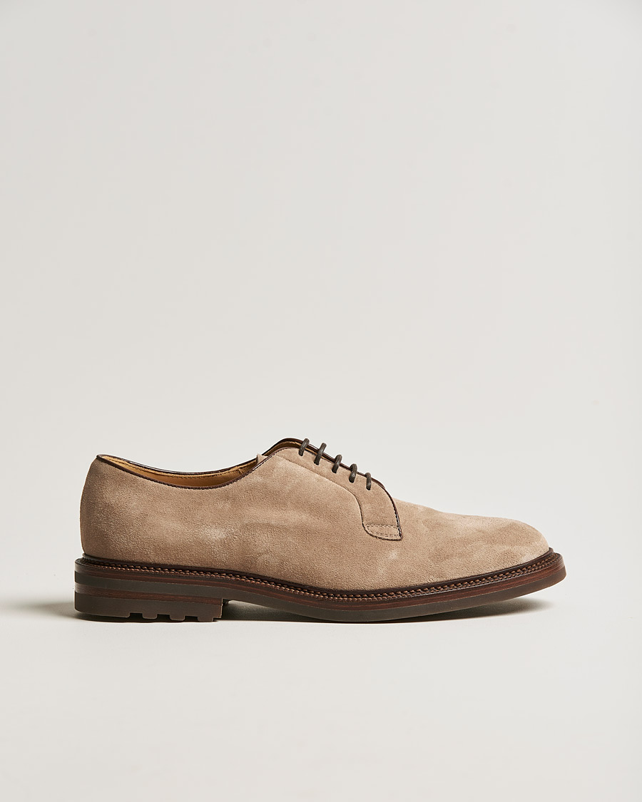 Men | Handmade Shoes | Brunello Cucinelli | Plain Toe Derby Mud Suede