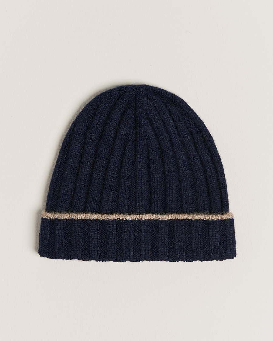 Men | Brunello Cucinelli Cashmere Beanie Navy | Brunello Cucinelli | Cashmere Beanie Navy