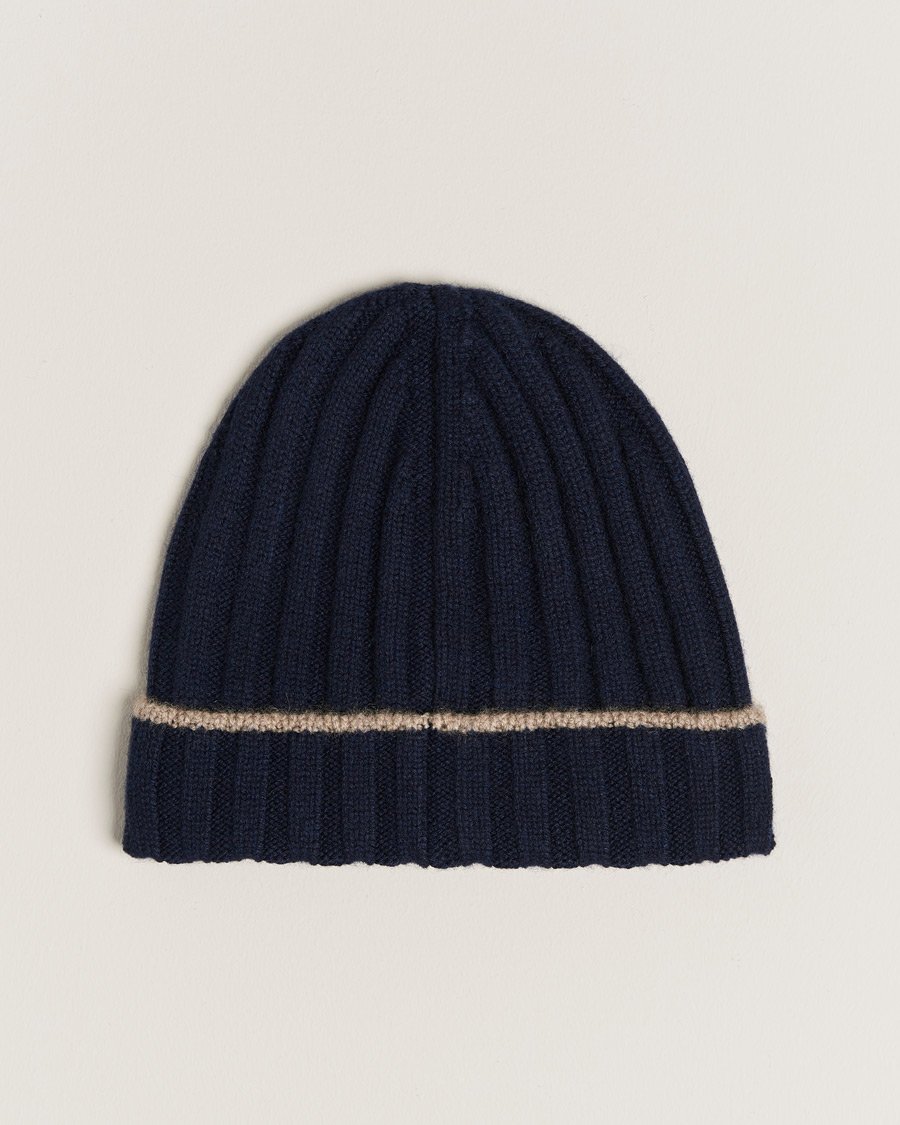 Men | Brunello Cucinelli Cashmere Beanie Navy | Brunello Cucinelli | Cashmere Beanie Navy