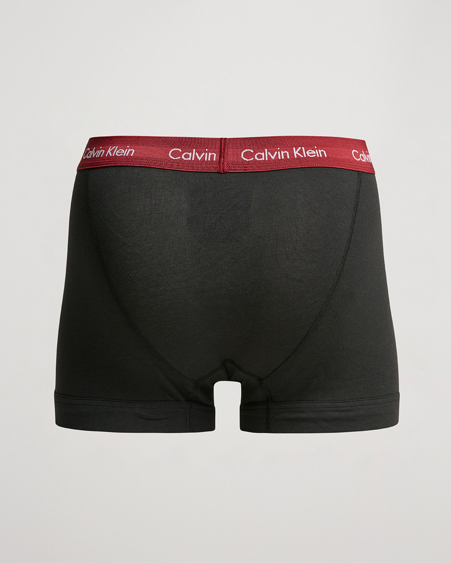 Men |  | Calvin Klein | Cotton Stretch 3-Pack Trunk Camel/Black/Red