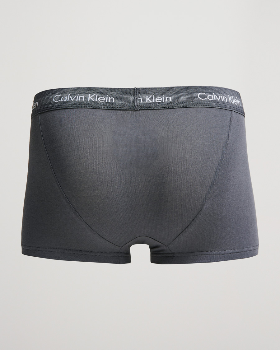 Men |  | Calvin Klein | Cotton Stretch 3-Pack Low Rise Trunk Grey/Light Grey/Olive