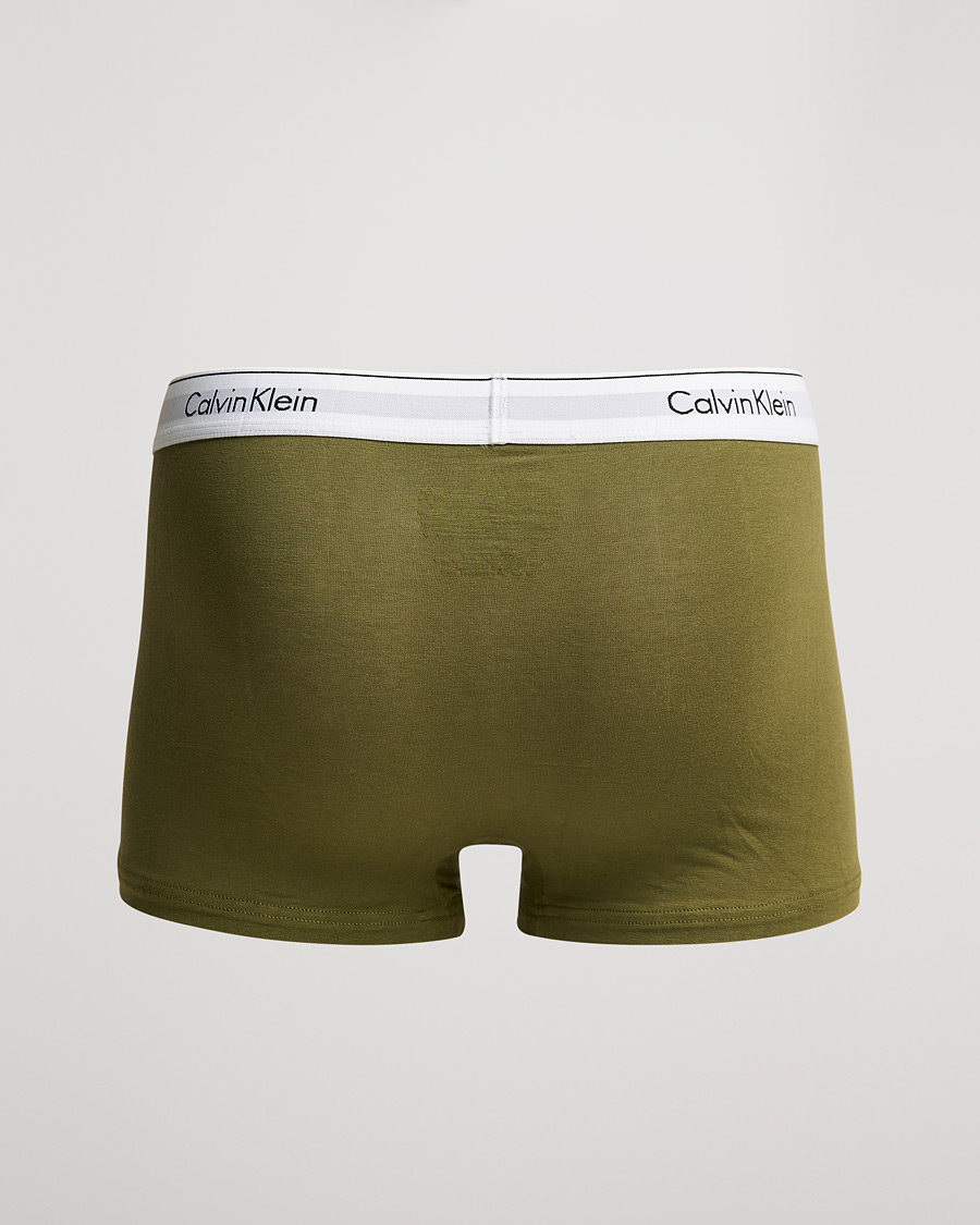 Men | Underwear & Socks | Calvin Klein | Cotton Stretch 3-Pack Trunk Beige/Black/Olive