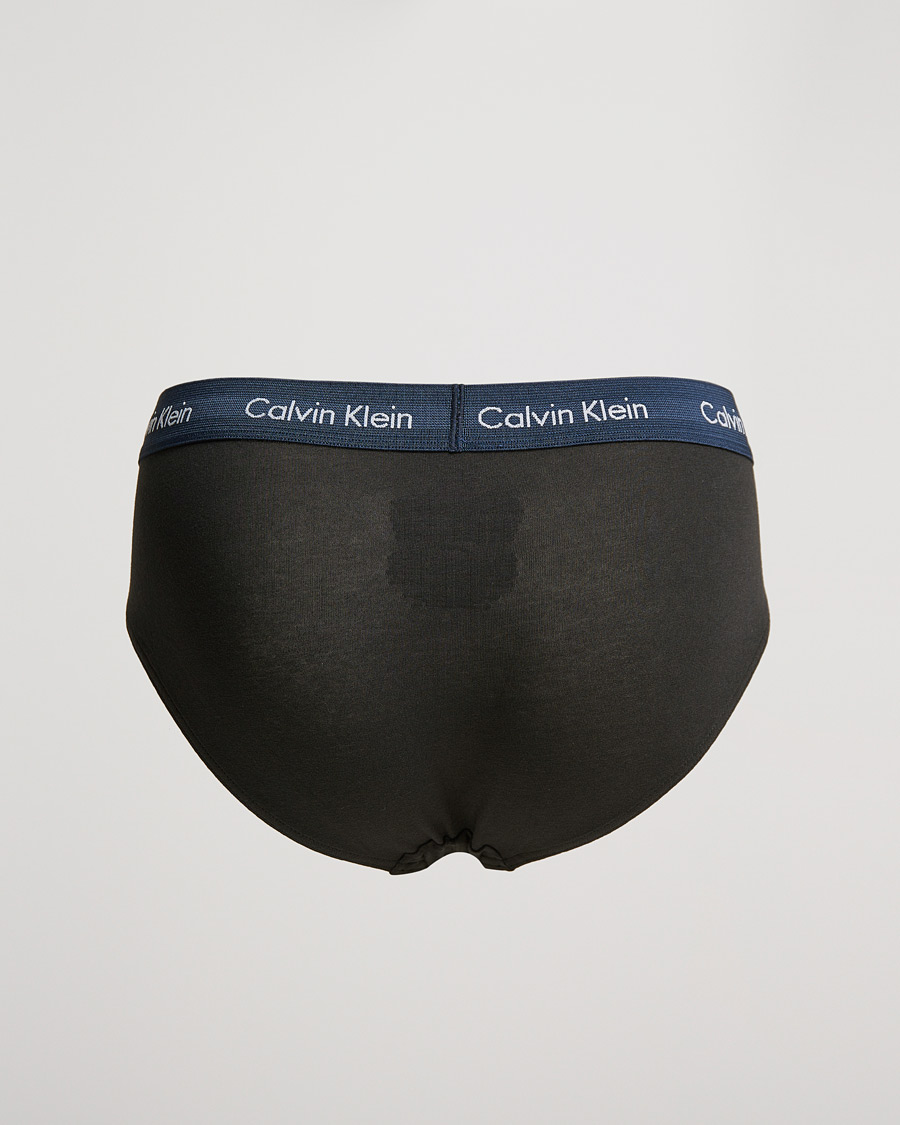 Men | Underwear & Socks | Calvin Klein | Cotton Stretch Hip Breif 3-Pack Black