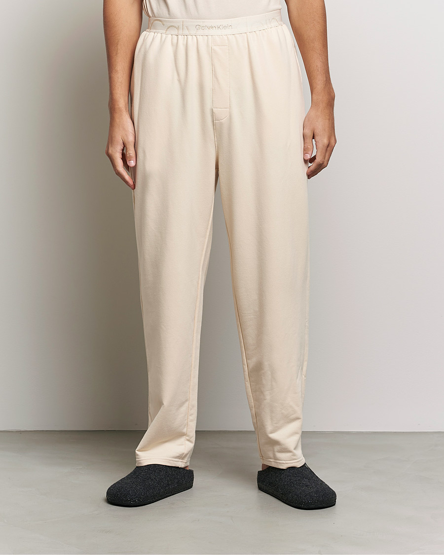 Men | Trousers | Calvin Klein | Loungewear Sweatpants Tapioca Beige