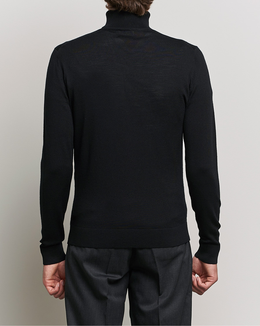 Men | Sweaters & Knitwear | Calvin Klein | Superior Wool Rollneck Black