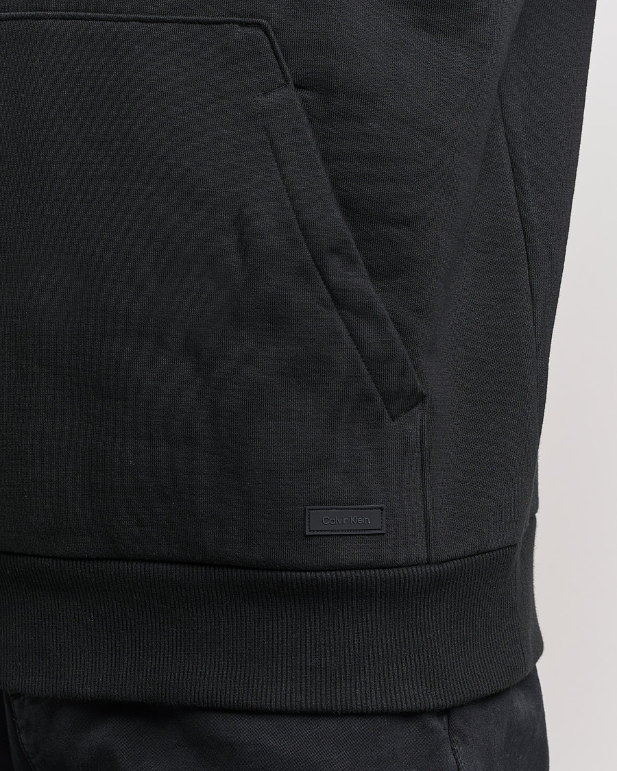 Men | Sweaters & Knitwear | Calvin Klein | Heavy Fleece Half Zip Sweater Black