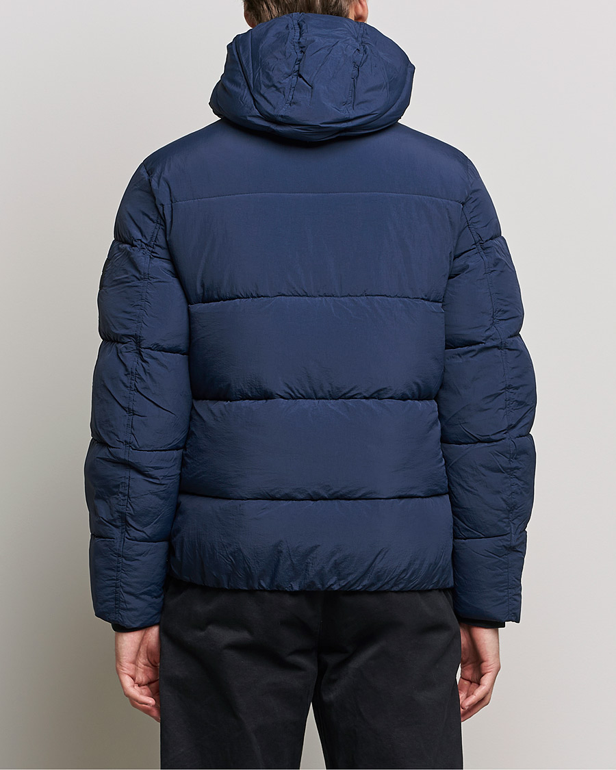 Men | Coats & Jackets | Calvin Klein | Crinkle Nylon Puffer Jacket Navy