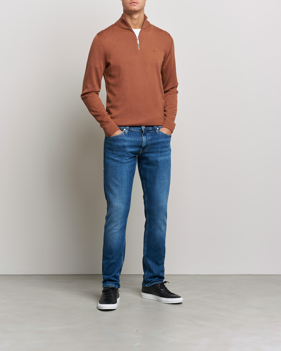 Men |  | Calvin Klein | Slim Lewis Stretch Jeans Medium Blue