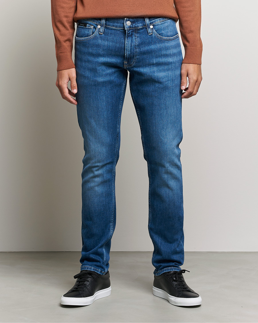 Men | Jeans | Calvin Klein | Slim Lewis Stretch Jeans Medium Blue