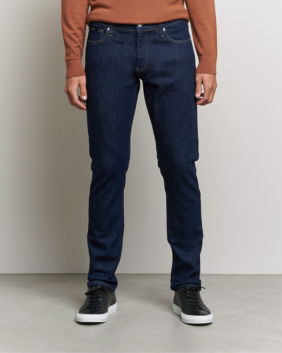 Men | Jeans | Calvin Klein | Slim Lewis Stretch Jeans Rinse