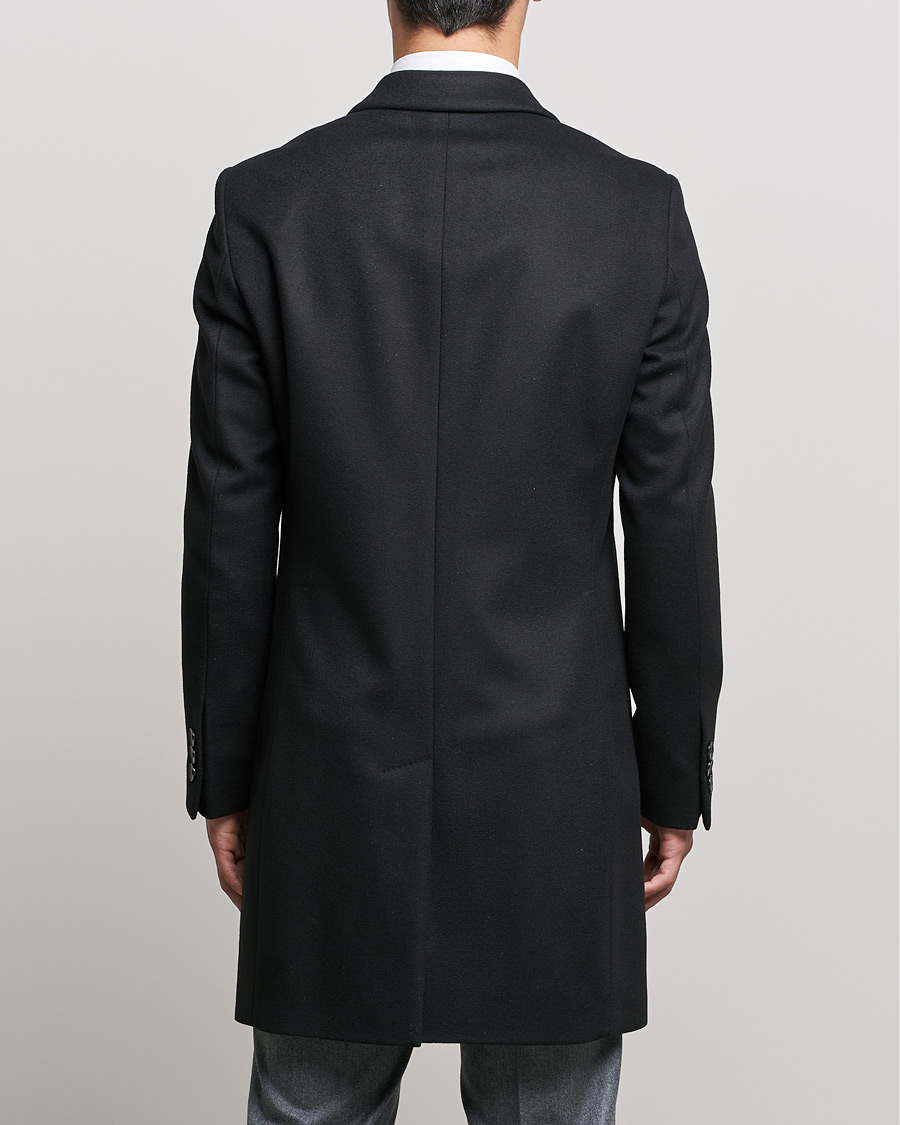 Men | Coats & Jackets | BOSS BLACK | BOSS Hyde Wool/Cashmere Coat Black