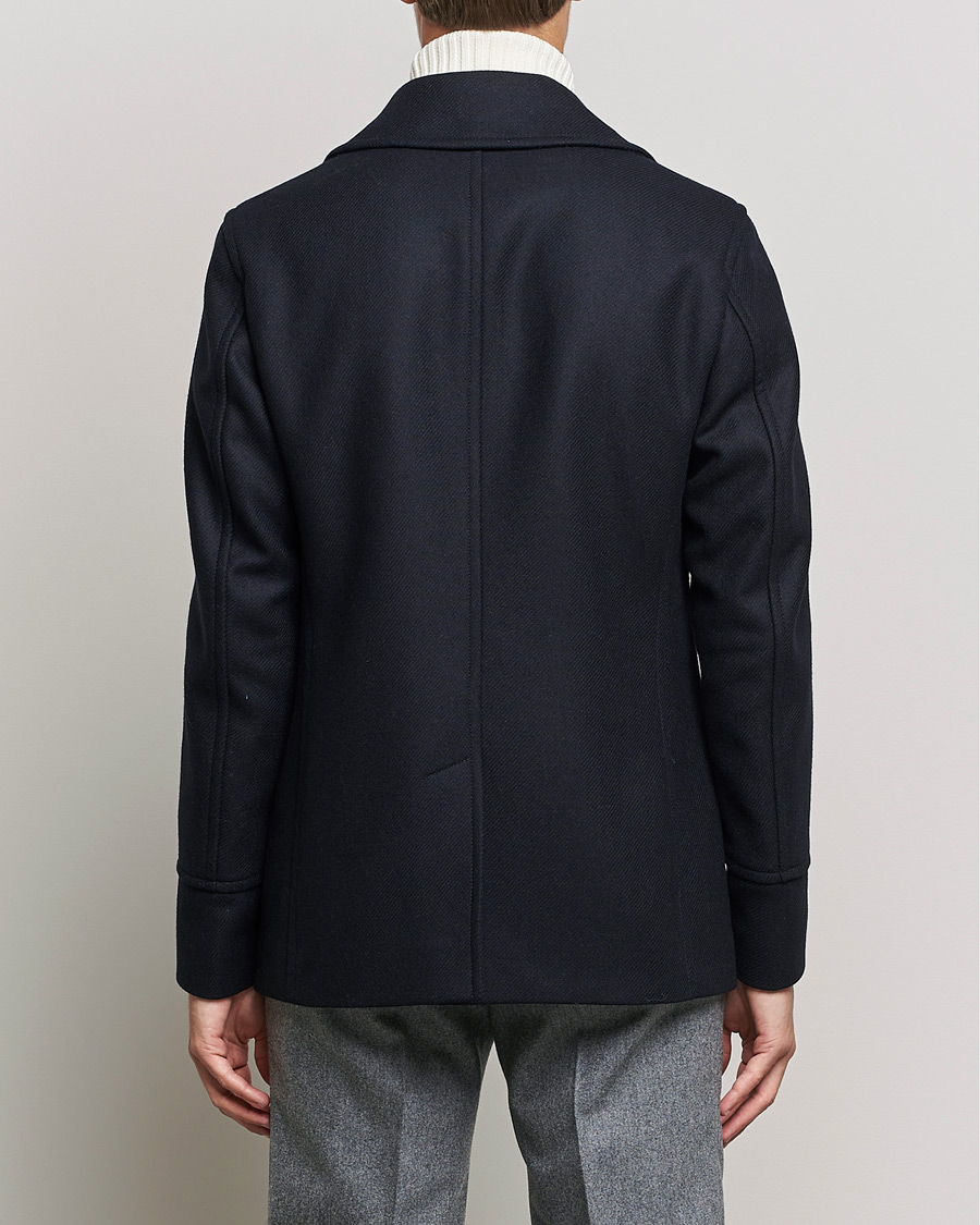 Men | Coats & Jackets | BOSS | Hyde Peacoat Dark Blue