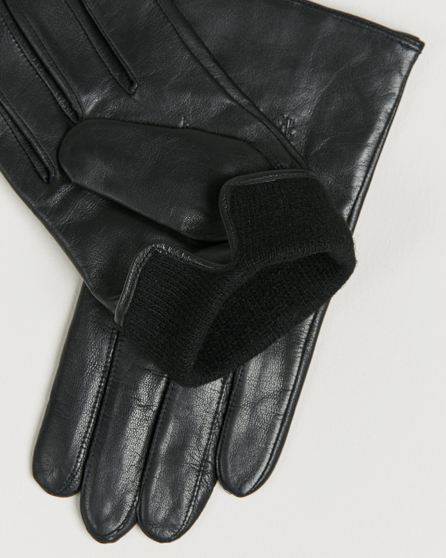 Men | Hainz Leather Gloves Black | BOSS BLACK | Hainz Leather Gloves Black