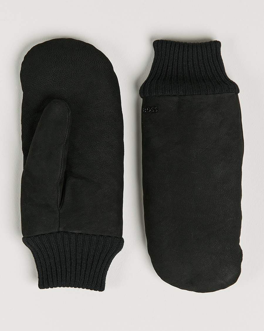 Men | Gloves | BOSS | Halmor Padded Gloves Black