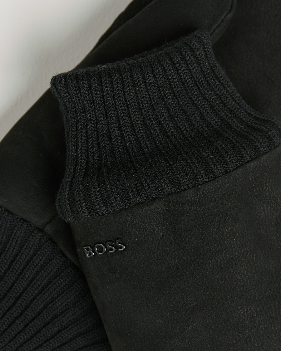 Men | Halmor Padded Gloves Black | BOSS BLACK | Halmor Padded Gloves Black