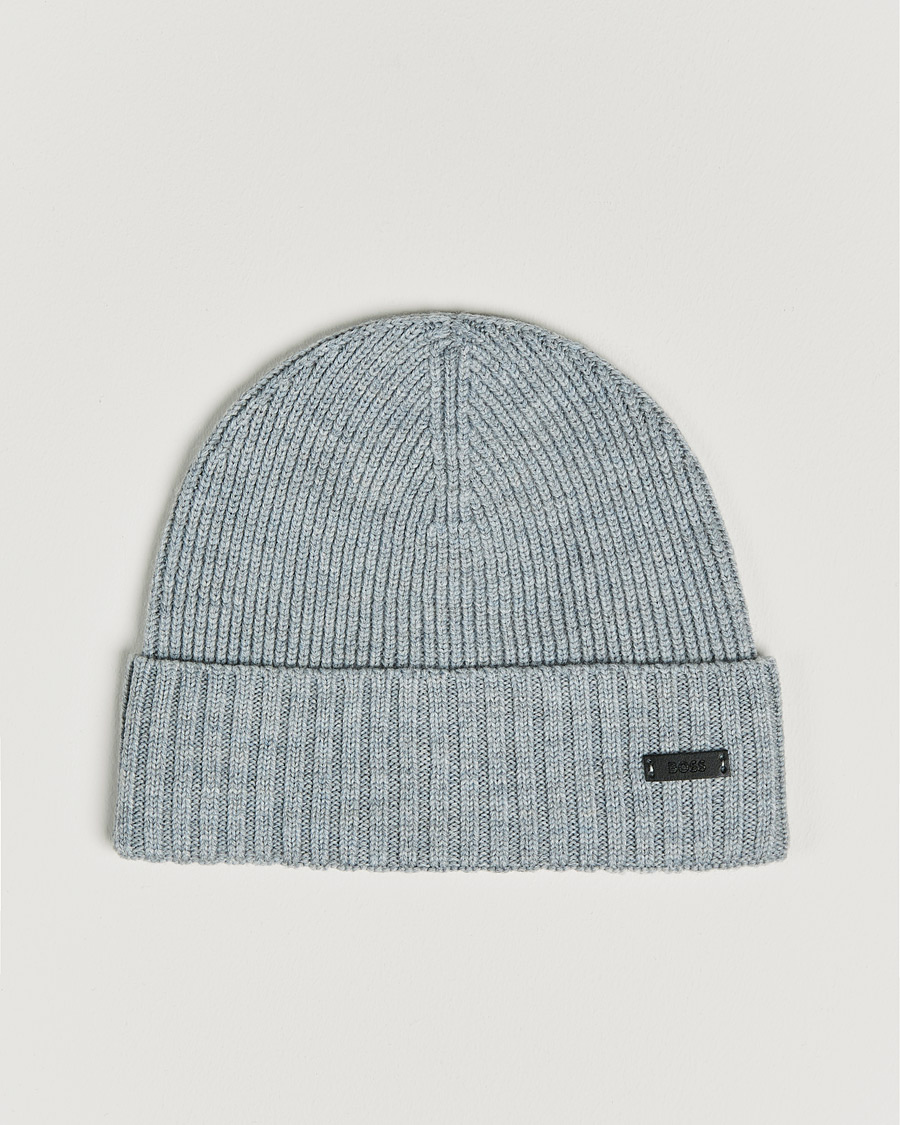 Men | Fati Beanie Silver | BOSS BLACK | Fati Beanie Silver