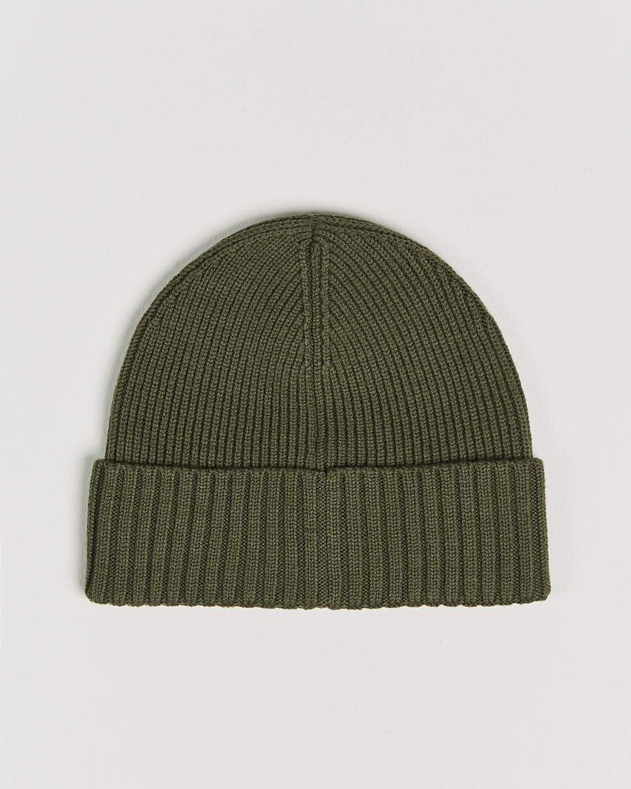 Men | BOSS Fati Beanie Open Green | BOSS BLACK | BOSS Fati Beanie Open Green