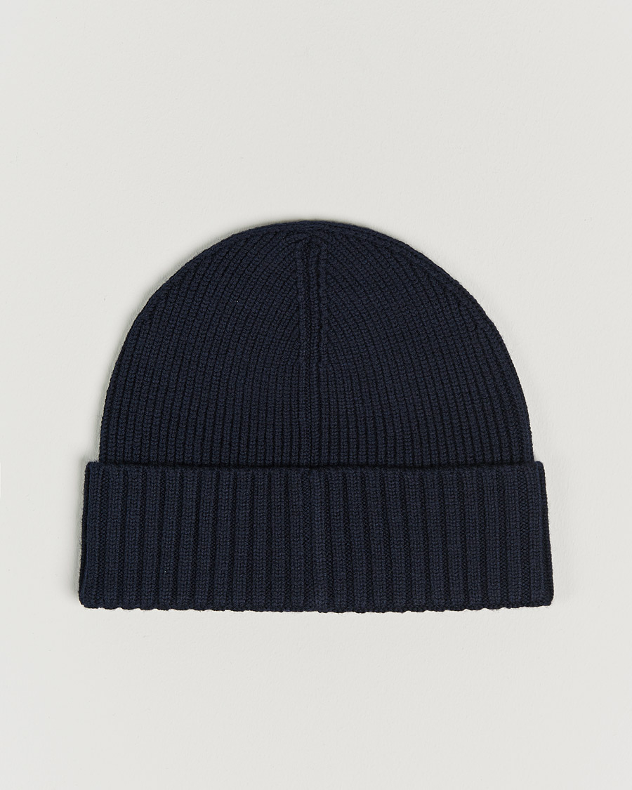 Men | BOSS Fati Beanie Dark Blue | BOSS BLACK | BOSS Fati Beanie Dark Blue