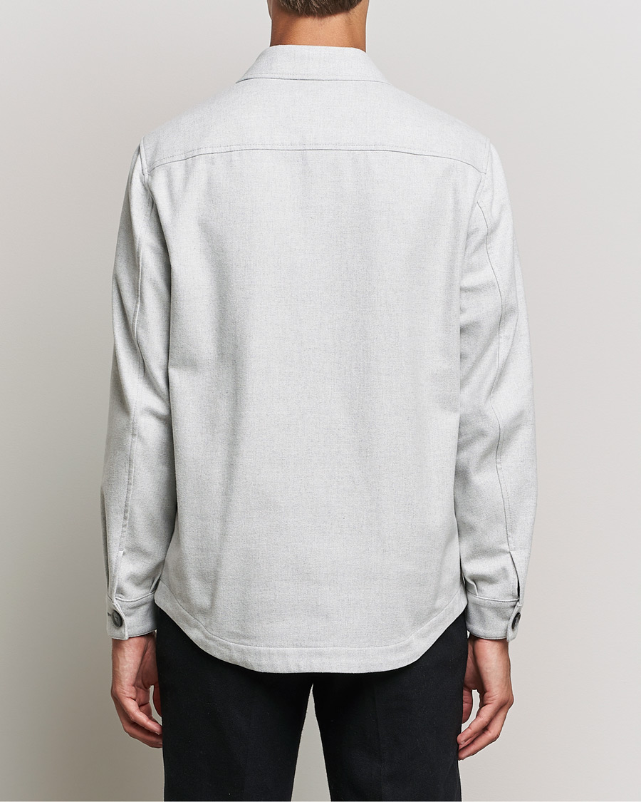 Men | Shirts | BOSS BLACK | Carper Overshirt Open Grey