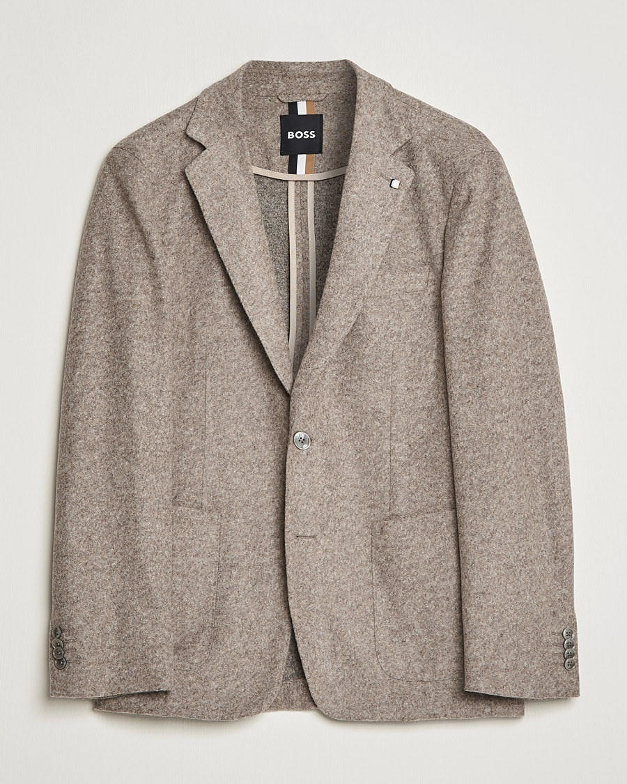 Men | Blazers | BOSS BLACK | BOSS Hanry Wool Patch Pocket Blazer Medium Beige