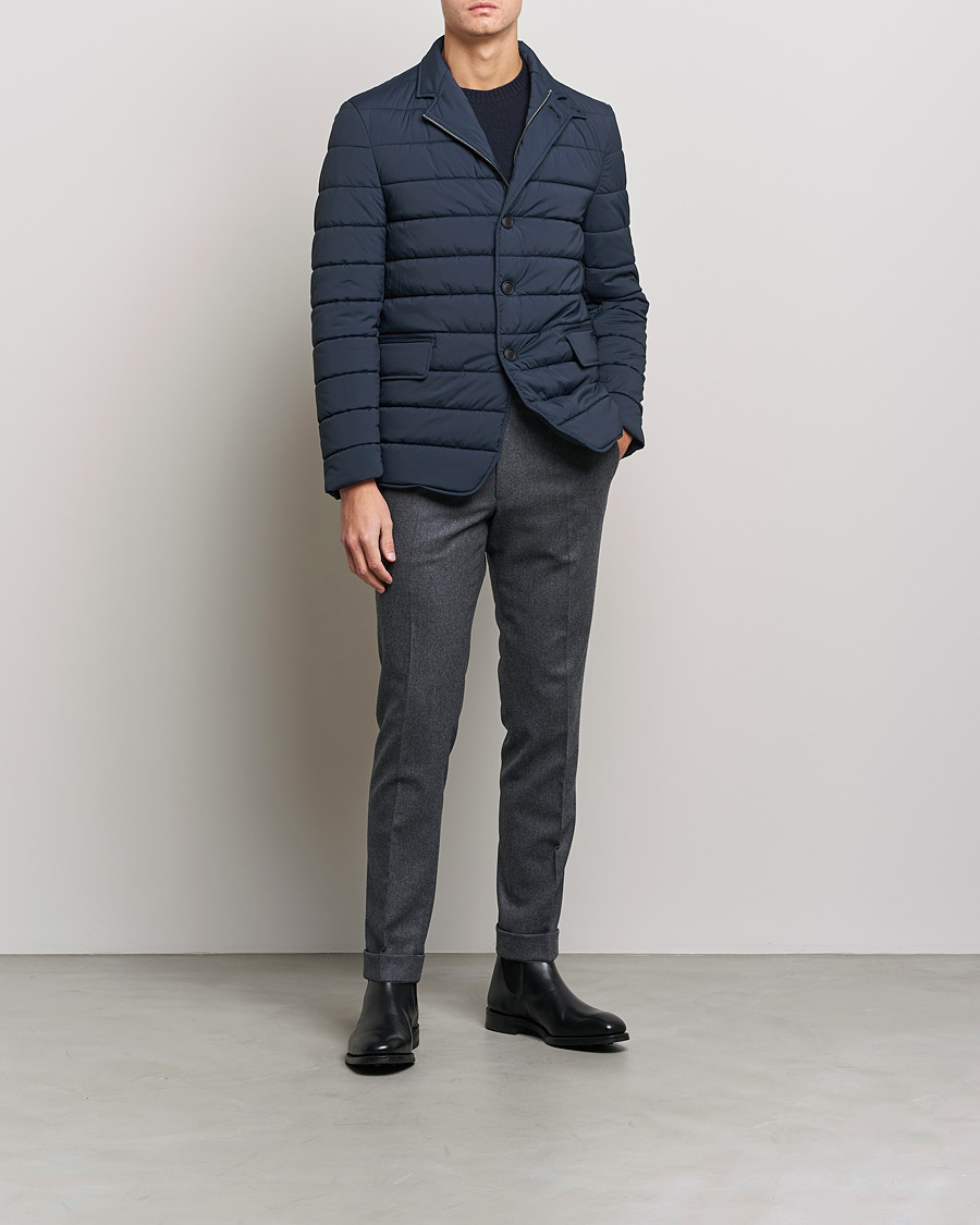 Men |  | BOSS | Hanry Padded Blazer Jacket Dark Blue