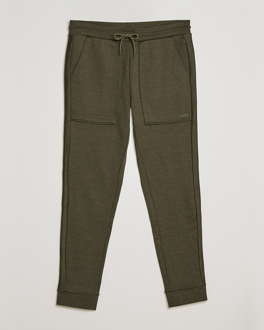 Men | Trousers | BOSS BLACK | Lamont Drawstring Trousers Open Green