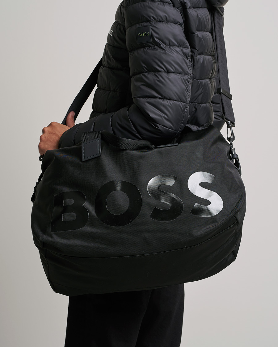 Men | Bags | BOSS | Catch Logo Weekendbag Black
