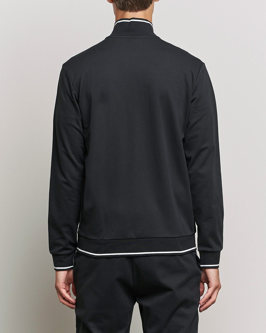 Men | Sweaters & Knitwear | BOSS BLACK | Tracksuit Full Zip Jacket Black