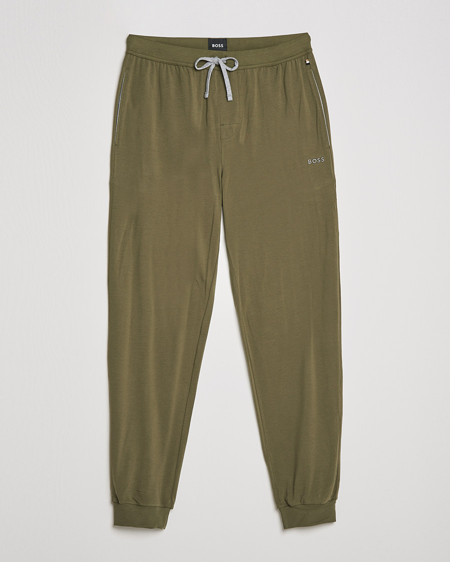 Men | Trousers | BOSS BLACK | BOSS Mix & Match Sweatpants Open Green
