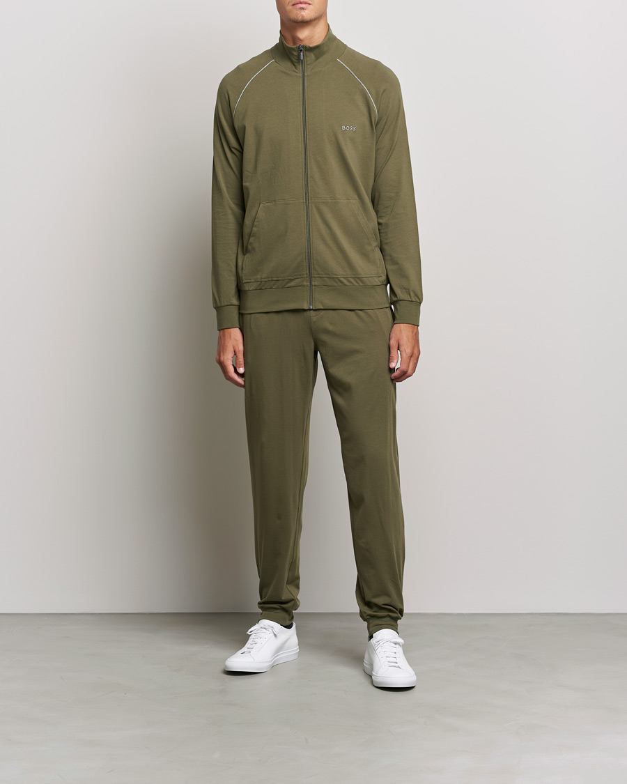 Men | Trousers | BOSS BLACK | BOSS Mix & Match Sweatpants Open Green