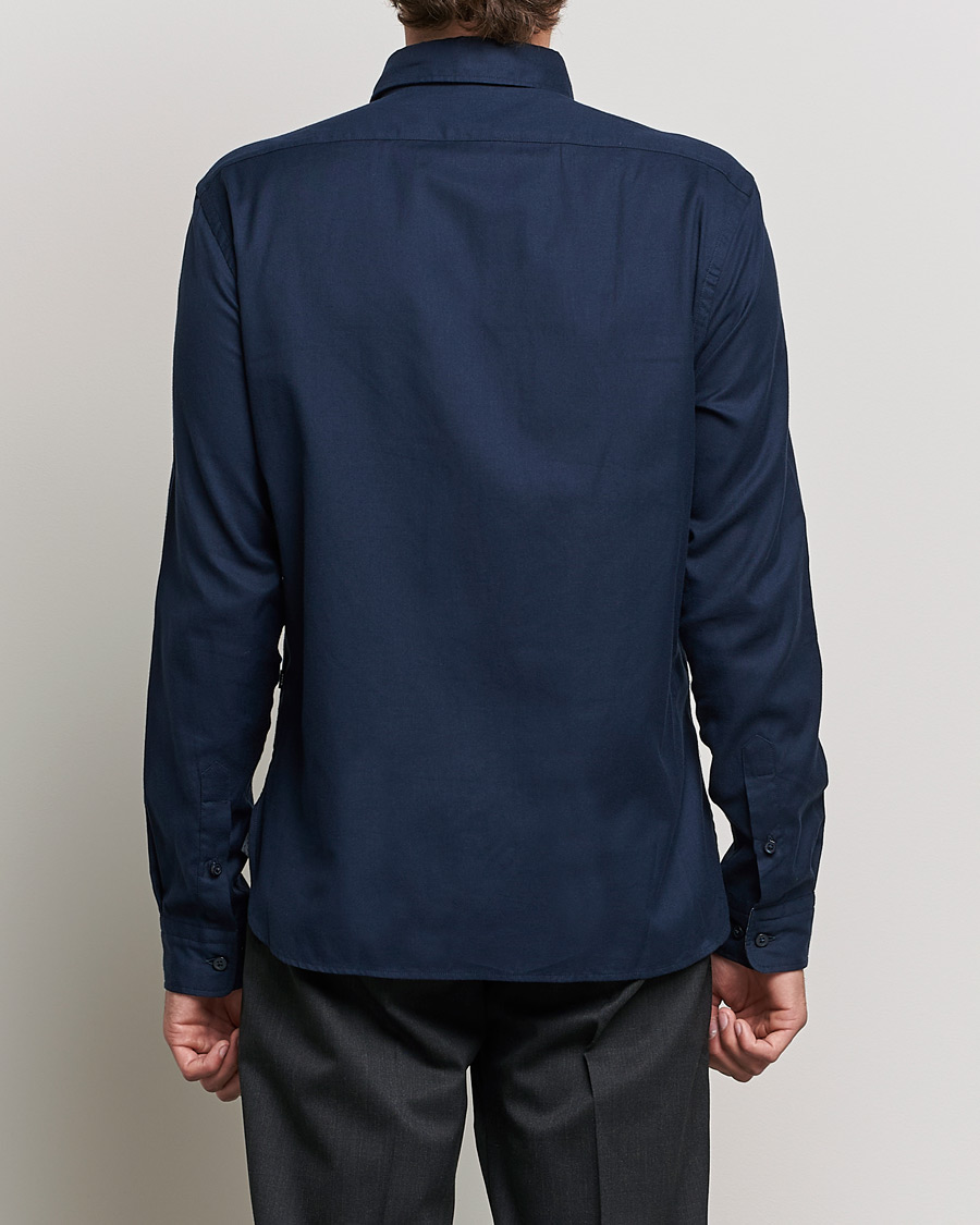 Men | Shirts | BOSS BLACK | Liam Flannel Shirt Dark Blue