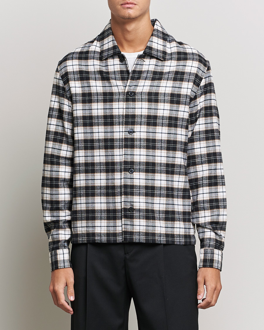 Men | Shirts | BOSS BLACK | Nolan Check Flannel Shirt Black