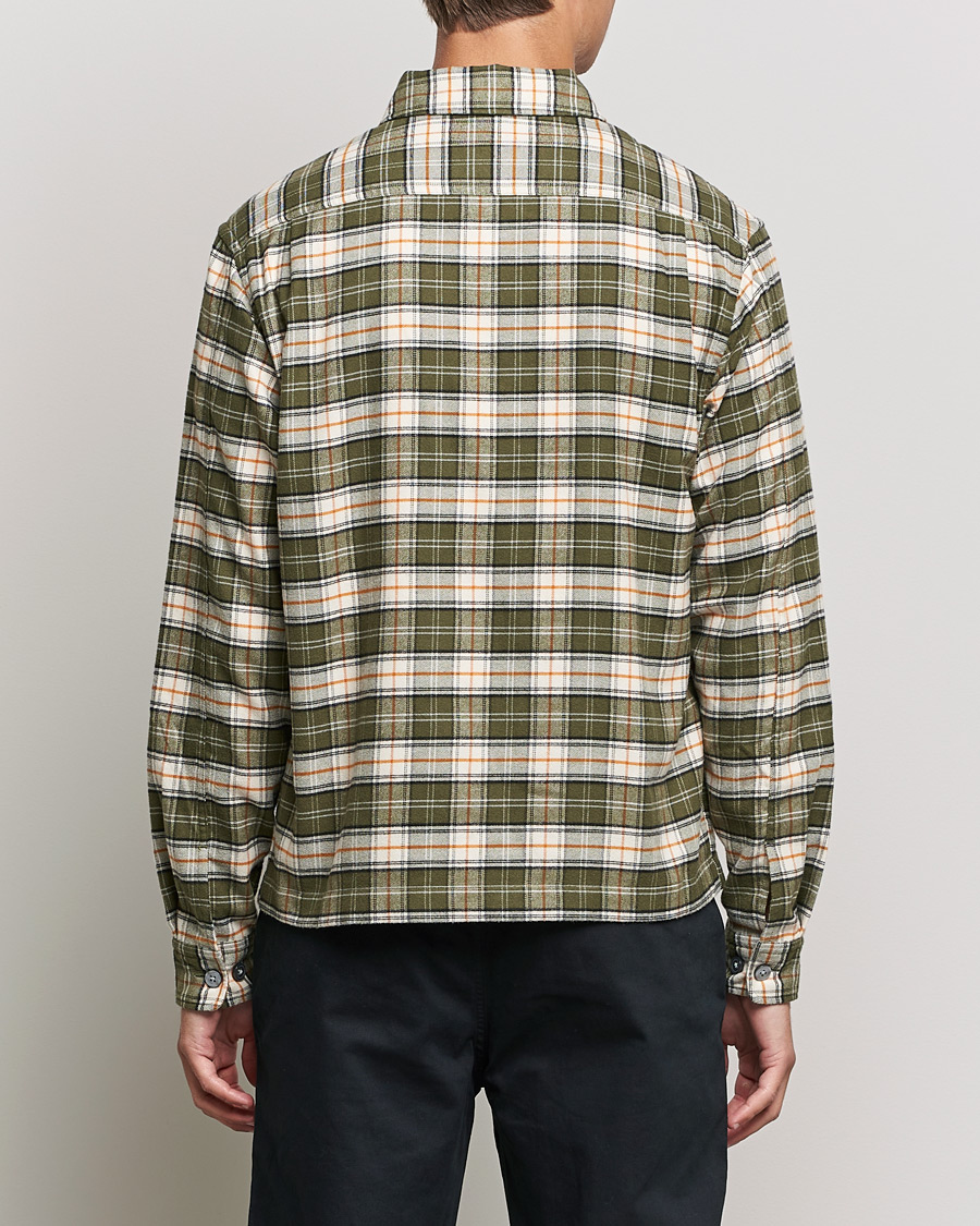 Men | Shirts | BOSS BLACK | Nolan Check Flannel Shirt Open Green