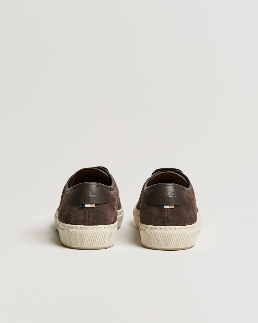 Men | BOSS Mirage Suede Sneakers Dark Brown | BOSS BLACK | BOSS Mirage Suede Sneakers Dark Brown