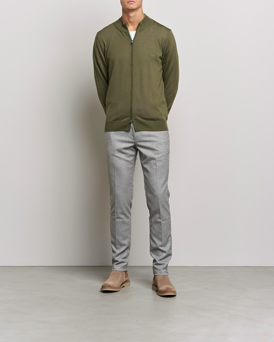 Men | Trousers | BOSS BLACK | BOSS Kaito1 Chinos Silver