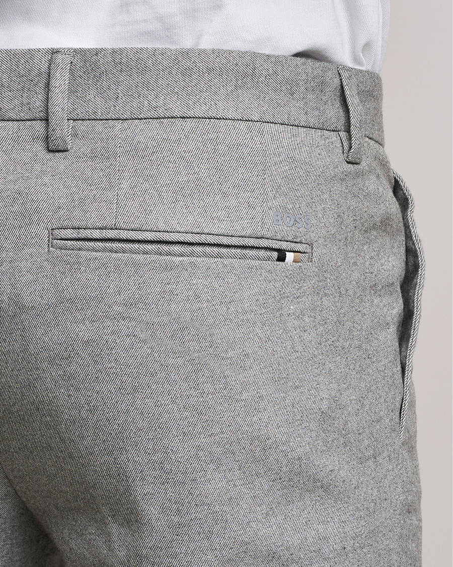 Men | Trousers | BOSS BLACK | BOSS Kaito1 Chinos Silver