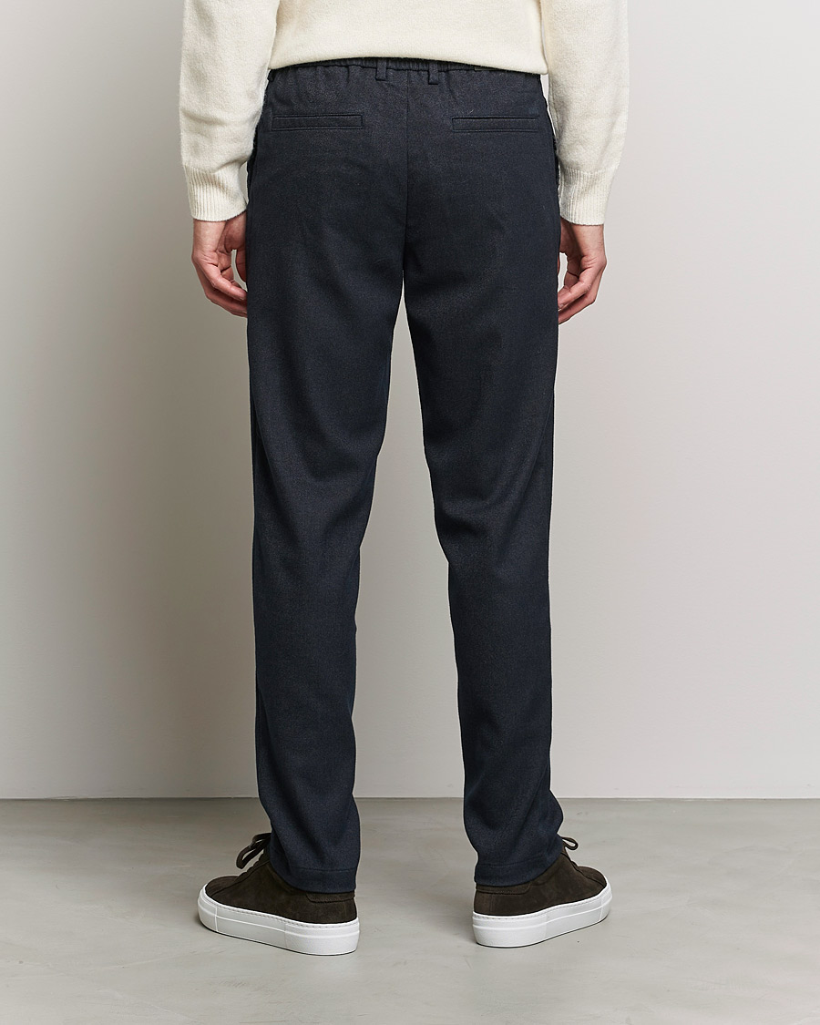 Men | Trousers | BOSS BLACK | BOSS Kane Drawstring Trousers Dark Blue
