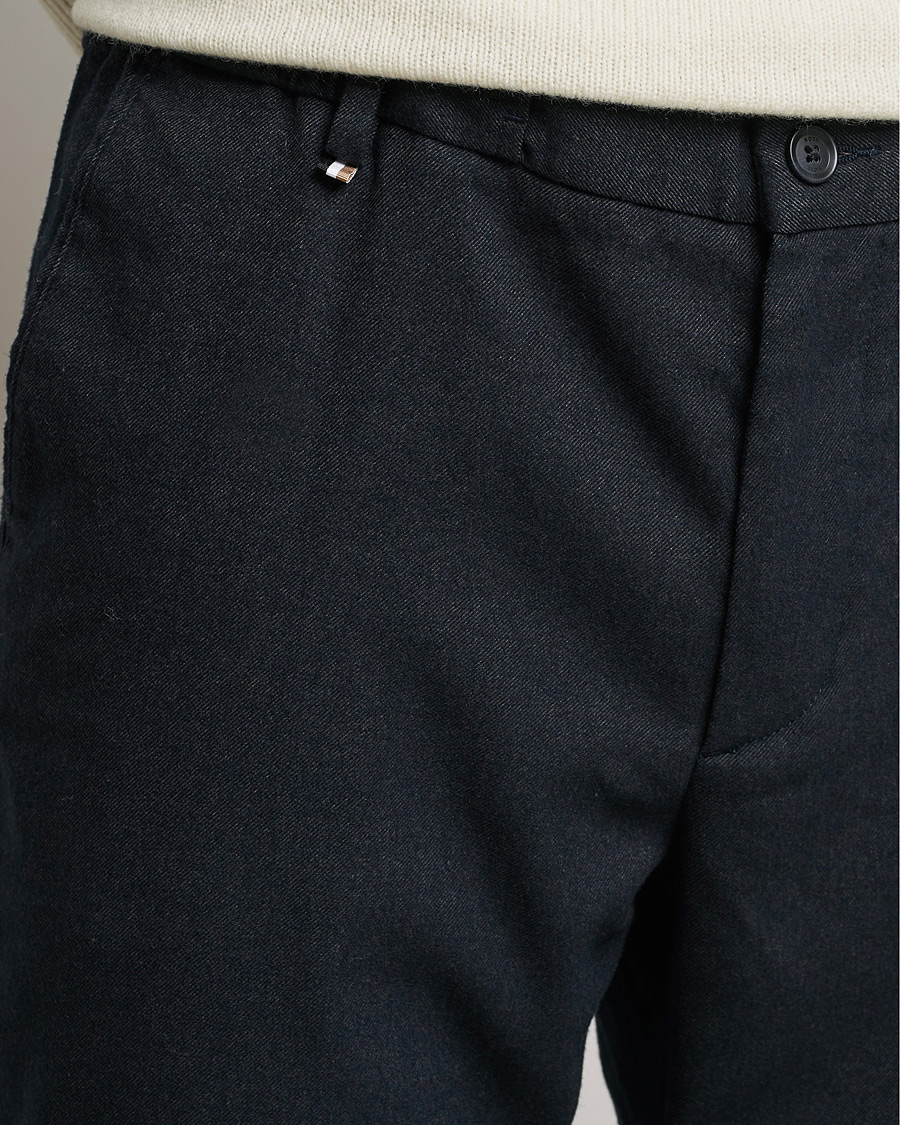 Men | Trousers | BOSS BLACK | BOSS Kane Drawstring Trousers Dark Blue