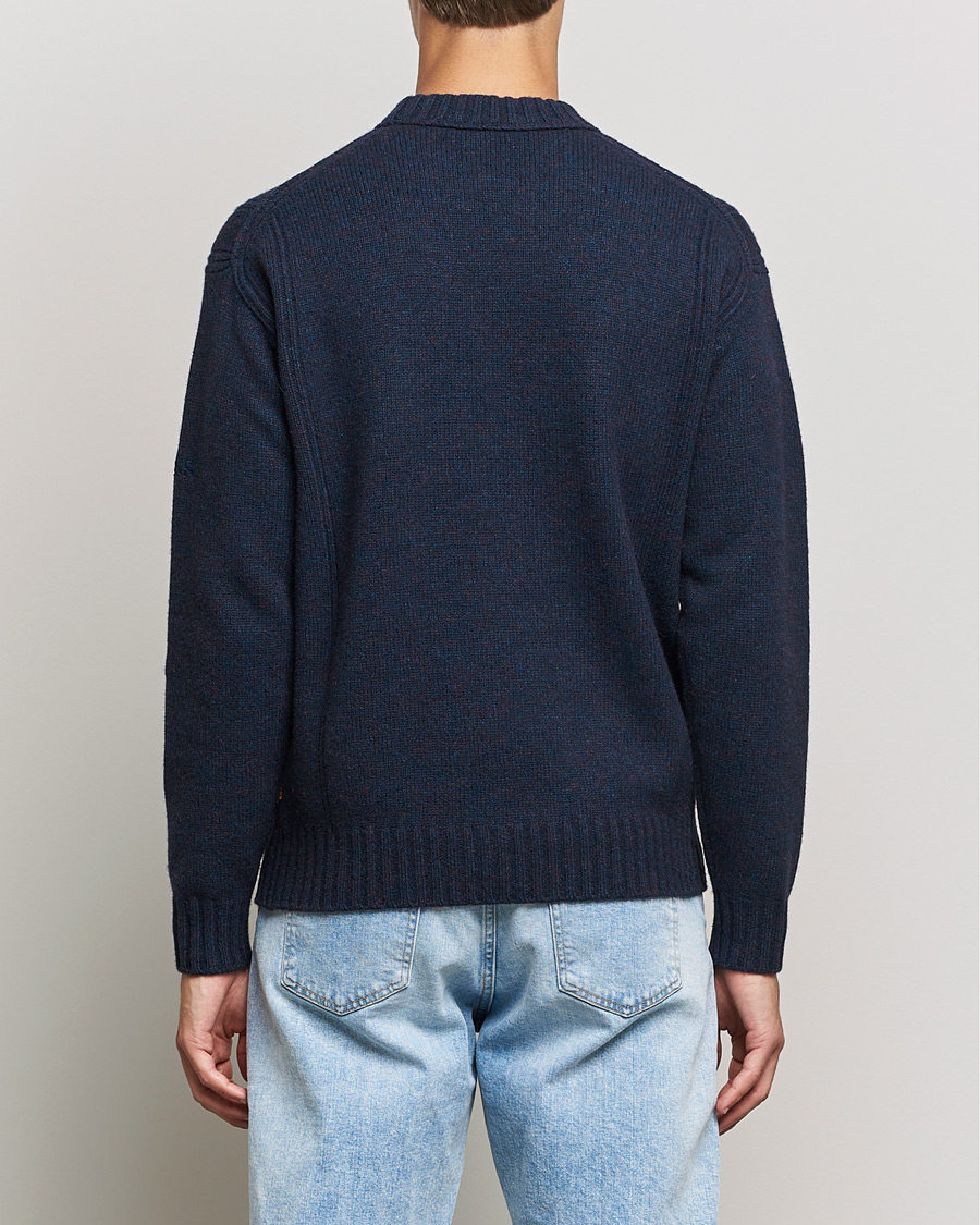 Men | Sweaters & Knitwear | BOSS ORANGE | BOSS Casual Ashetland Knitted Sweater Dark Blue
