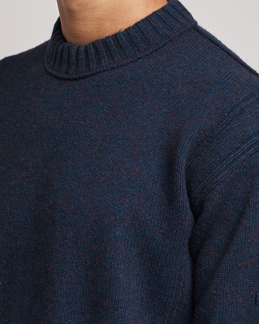 Men | Sweaters & Knitwear | BOSS ORANGE | BOSS Casual Ashetland Knitted Sweater Dark Blue