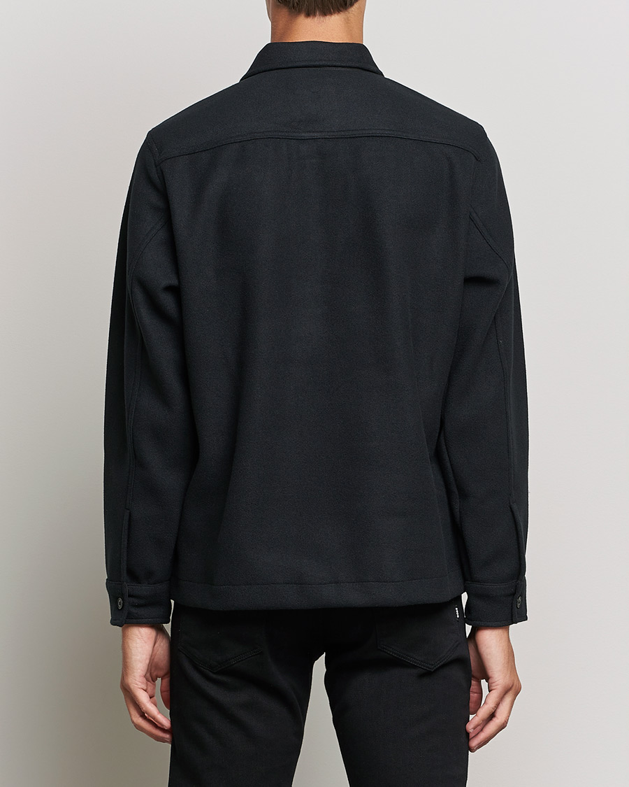 Men | Shirts | BOSS ORANGE | Lovvo Pocket Overshirt Black