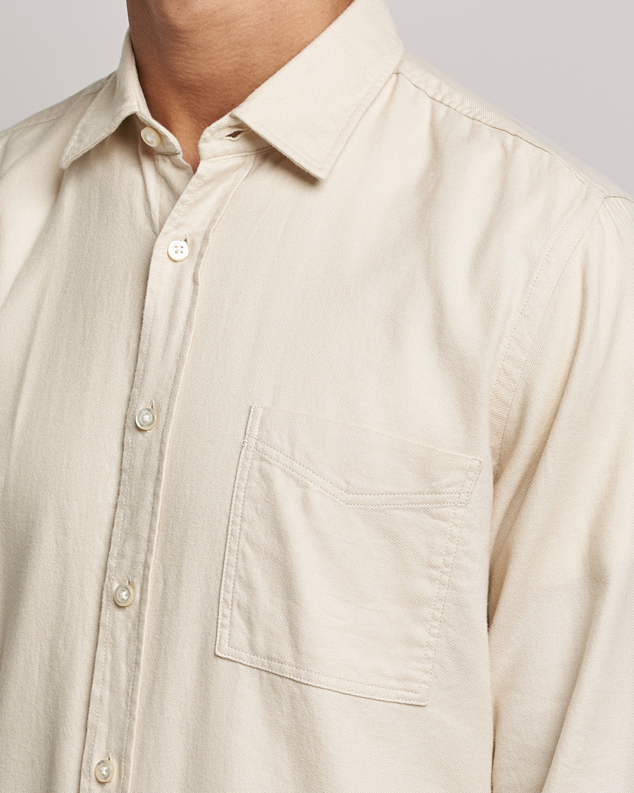 Men | Shirts | BOSS ORANGE | Relegant Flannel Shirt Open White