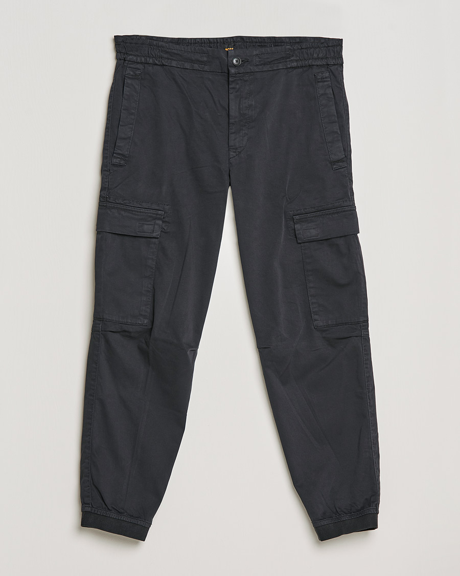 Men | Cargo Trousers | BOSS Casual | Sisla Cargo Pants Black
